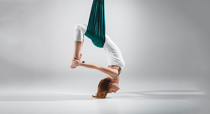 aerial yoga detail